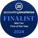 Mid-Tier Firm of the Year Finalist 2024, Accounting Excellence Awards